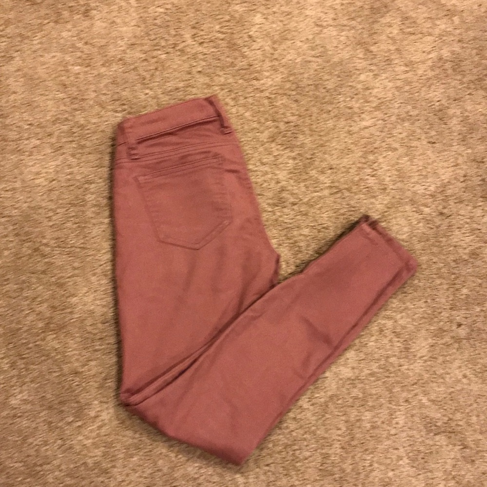 F21 Rose Cropped Jeans